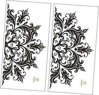 LIFKOME 2 Pçs Adesivos De Parede Domésticos Decalques De Mandala De Decoração De Ioga Adesivos De Parede De Flores Mandala Adesivos De Parede De Flores Mandala Decalque De Parede Adesivos