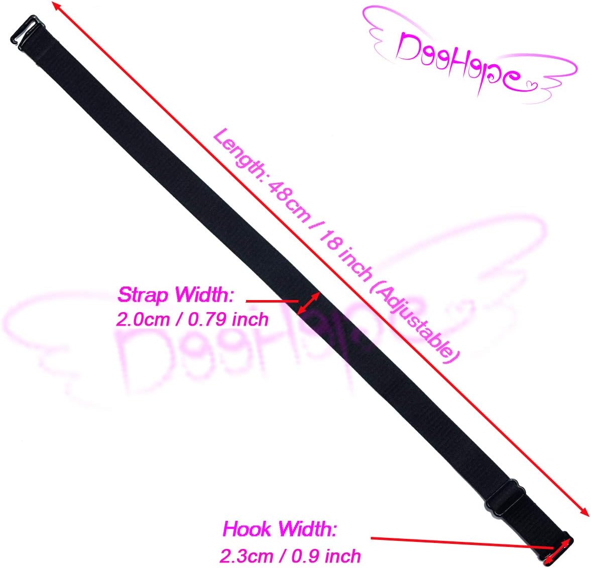 Bra Straps Multicolor Shoulder Bra Strap Replacement 12mm 15mm 20mm Width Elastic Adjustable Removable image 2