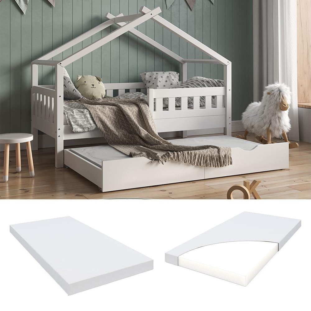 Vitalispa Matelas Pour Enfants, Blanc, 80x160cm - Conforama