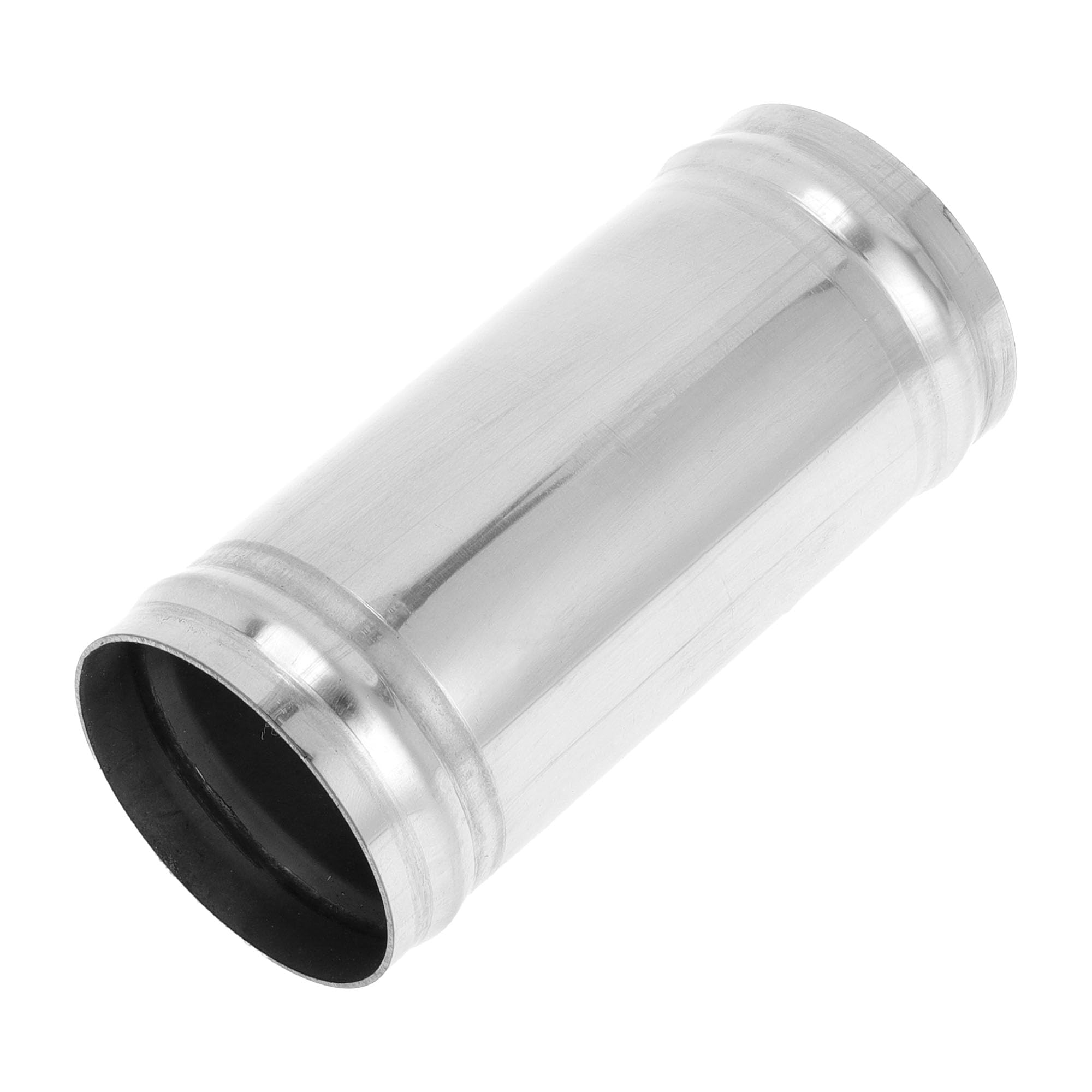 Motoforti Straight Exhaust Pipe Tube with Bead Roll DIY Custom Car Modified Exhaust Pipe Tubing Piping 2.25" OD 5" End Length T304 Stainless Steel