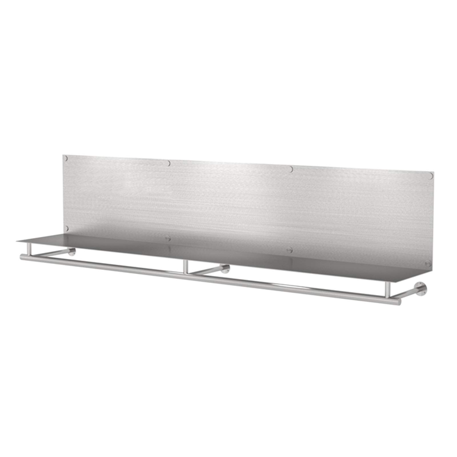 SaryEdge Wall-Mounted Garment Rack, Stainless Steel, Commercial or Residential Wardrobe Clothes Display, Garment Rack Perfect for Retail Display,Closet Organization,