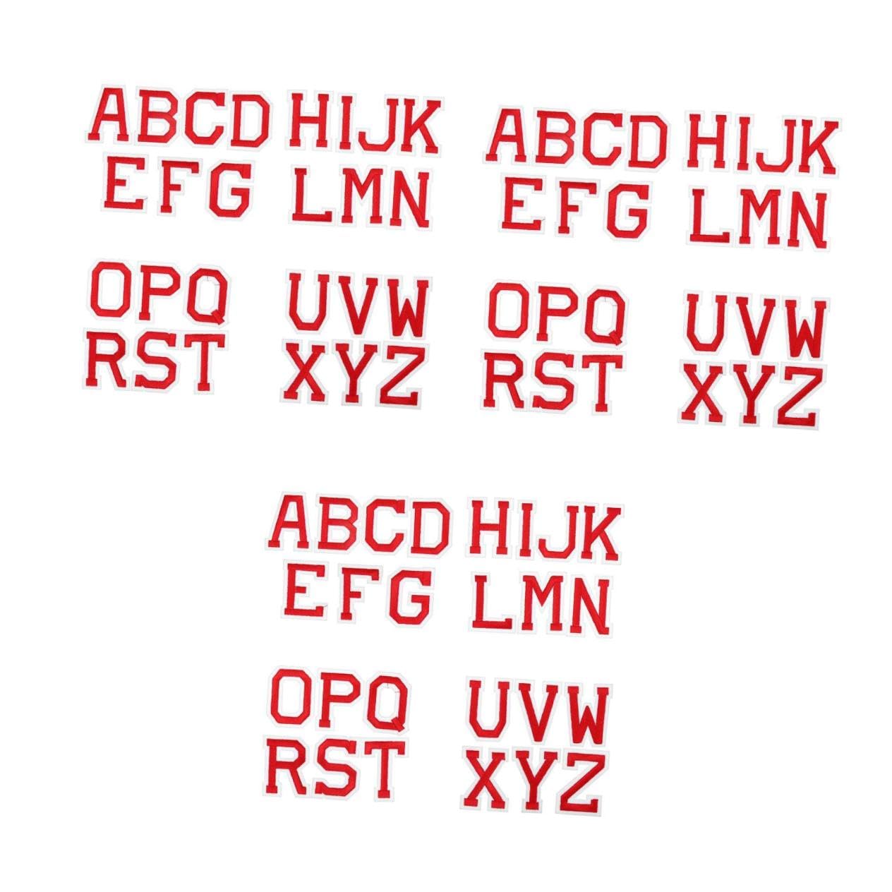 Angoily 3 Set Toppe Decorative Inglesi Termoadesive Per Abbigliamento Patch Per Diy Su Shirt Cappotti E Maglioni 26 Pezzi * 3