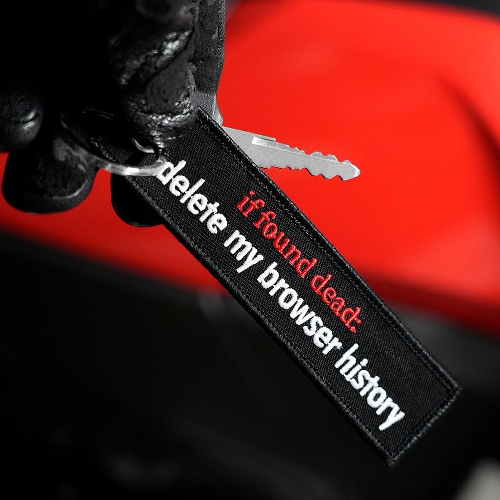 MotoLoot Keychain for Motorcycles, Scooters, Cars and Gifts (Delete Browser History)