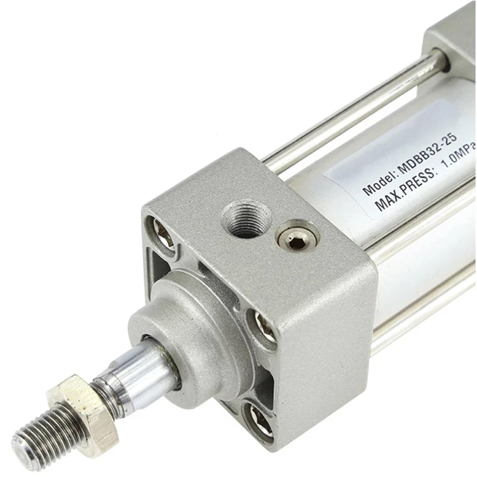 Pneumatischer Zylinder, doppeltwirkend, Standard-Typ, Einzelstange, 250–500 mm Hublänge, robuster Luftantrieb für industrielle Anwendungen
