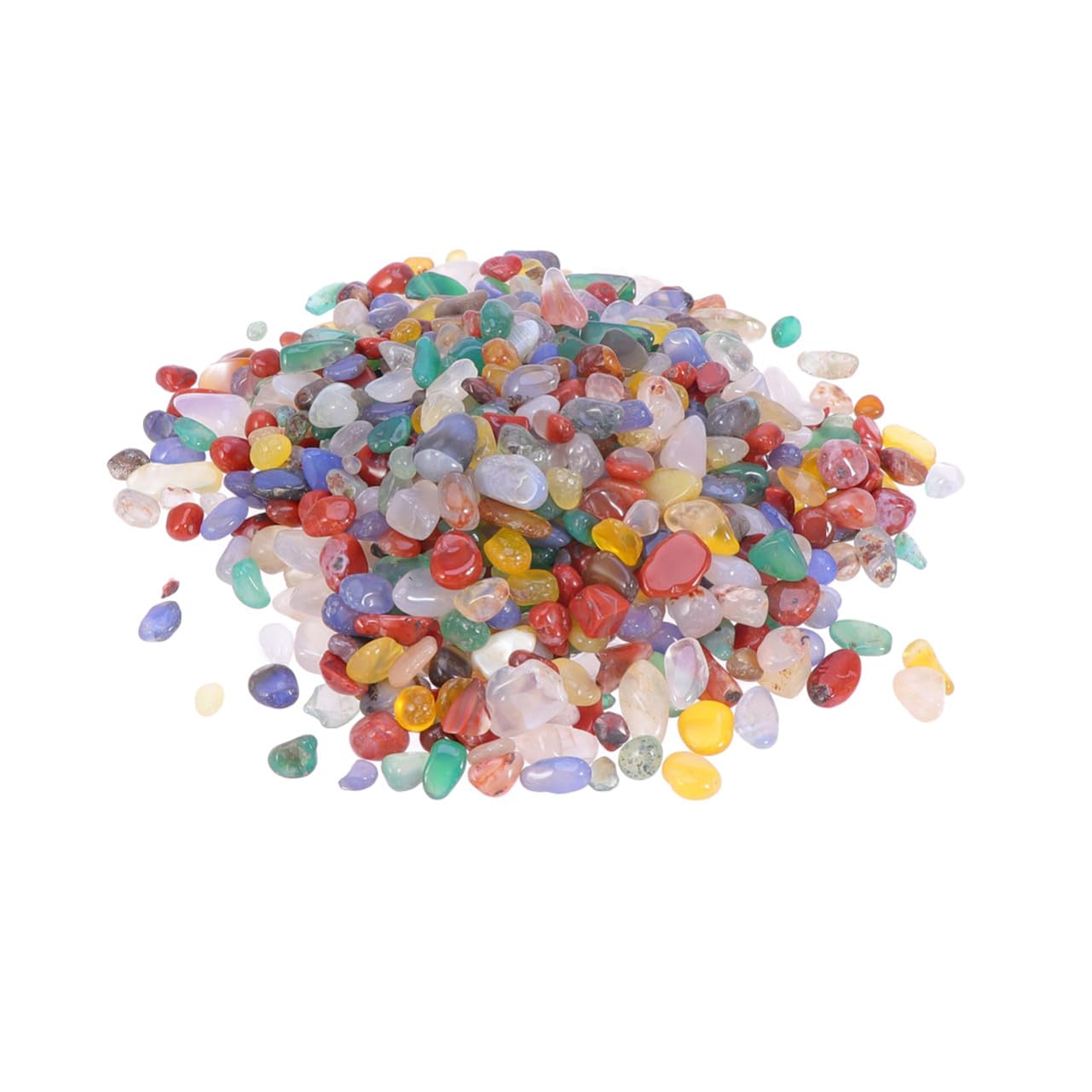 DOITOOL Sassi di Cristallo Naturali da 500g per Giardino e Acquari, Pietre Decorative Multifunzionali in Cristallo per Uso Interno ed Esterno