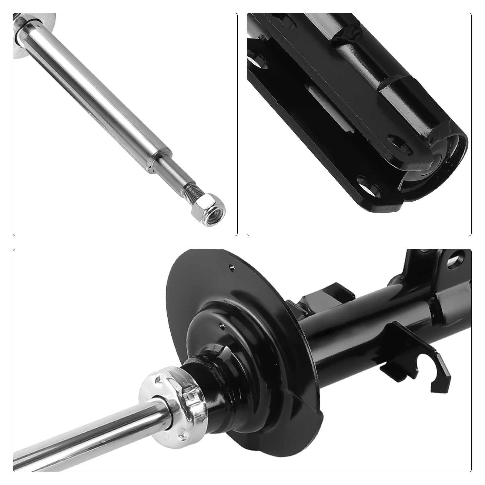 Frankberg 2 amortiguadores delanteros de 567 mm a presión de gas | Compatible con: X5 E53