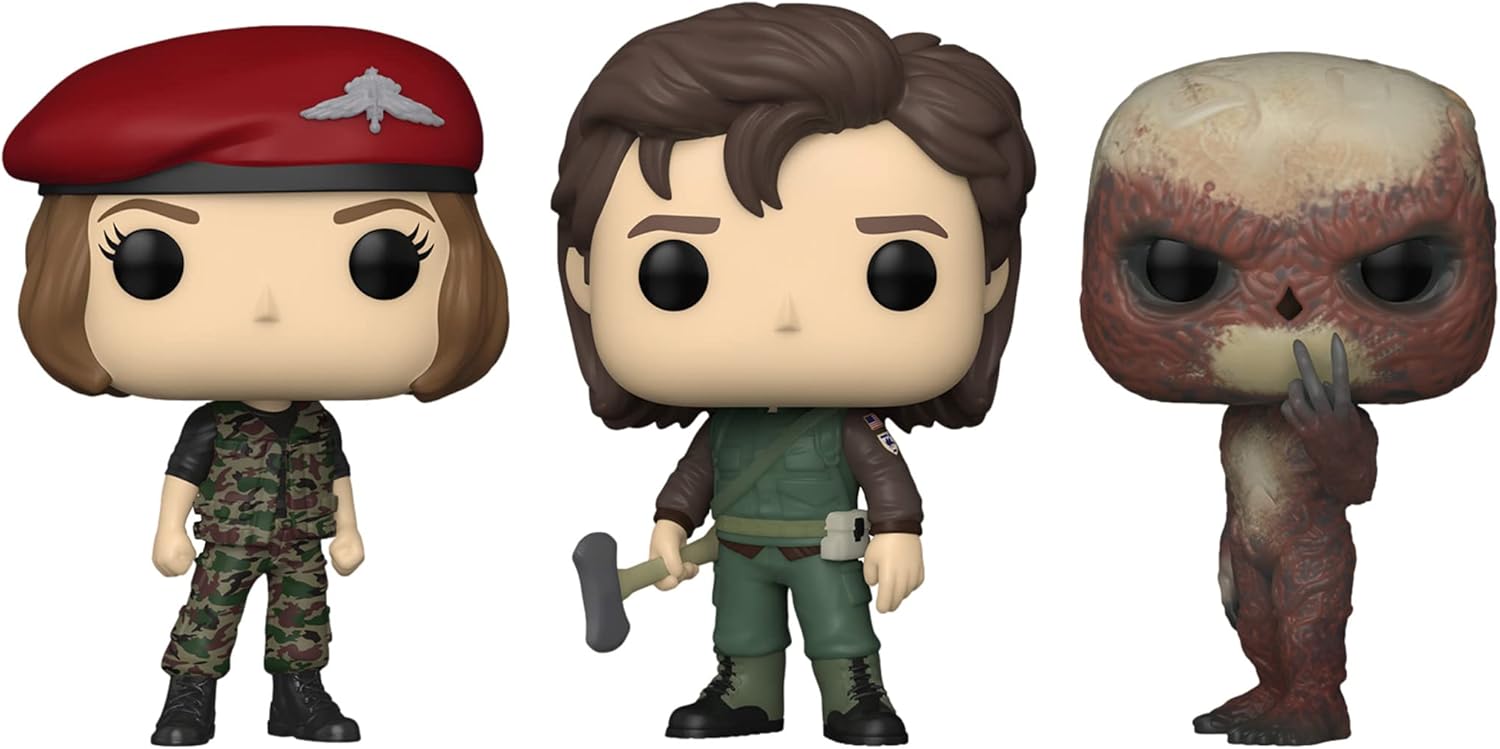 Funko POP! TV: Stranger Things - Robin, Steve & Vecna Special Edition Multicolor Exclusive 3-Pack Vinyl Figures