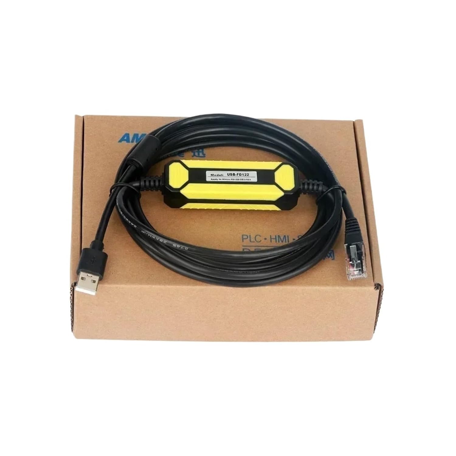 1pcs USB-FD122 for ET050 ET070 FD122 Servo Driver USB to RJ45 Debugging Dirver Data Programming Cable