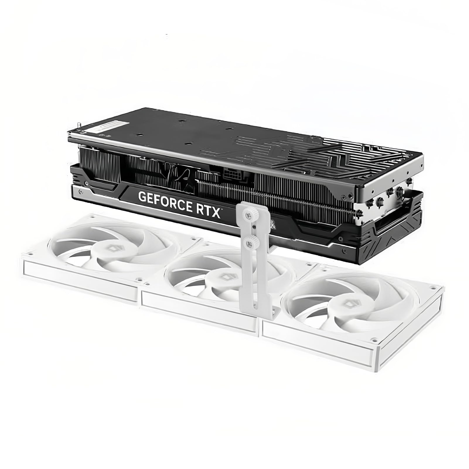 GPU Support Bracket, Adjustable Graphics Card Holder Stand Anti-Sag Bracket for RTX 4090/4080/4070, NVIDIA AMD ASUS MSI GIGABYTE, 6-96mm Height Adjustable-image-27