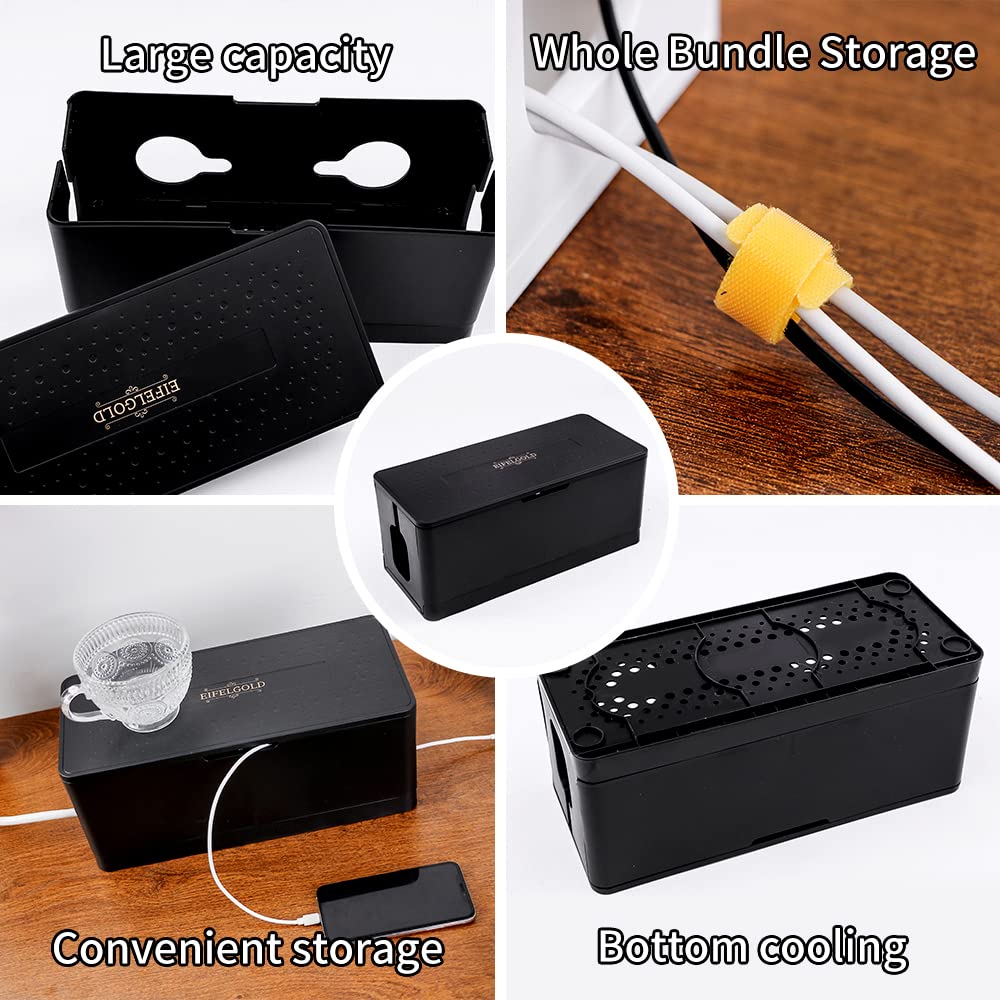 Snapklik.com : Foldable Large Cable Management Box, Cable Hider Box ...