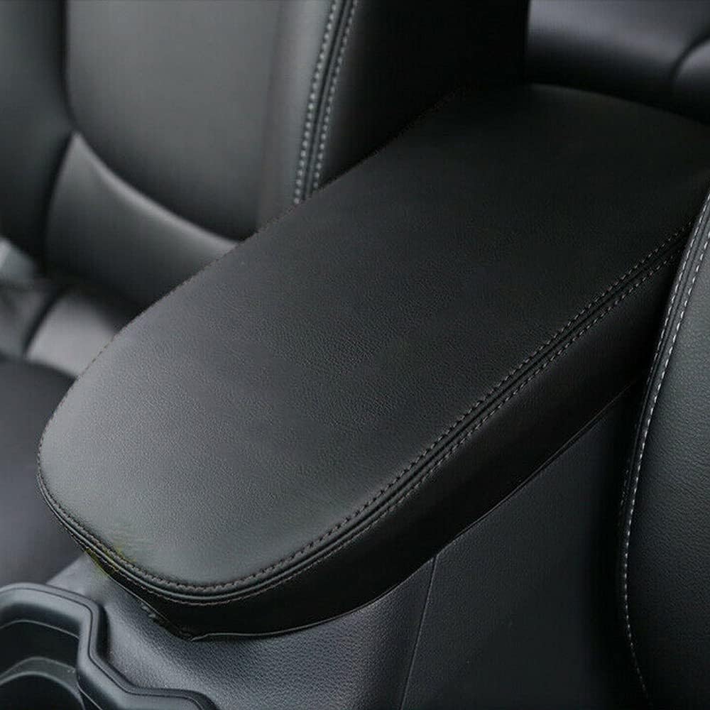 Azonee Car Center Console Cover for Toyota RAV4 2024 2023 2022 2021 2020 2019, Leather Car Armrest Box Protective Cover, Universal Center Console Pad Car Interior Accessories