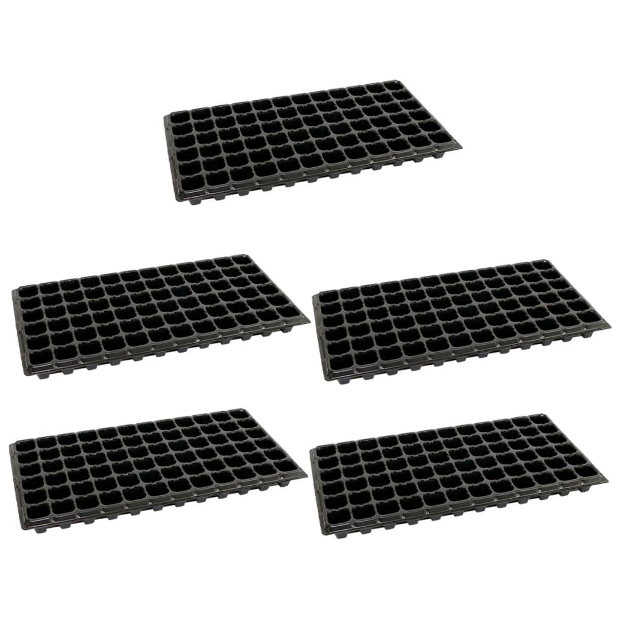 VICASKY 15 Piezas de con Agujeros de Drenaje Bandeja de Cultivo para Plantas de jardín y habitación Infantil para una germinación Saludable y Alta tasa de brotación