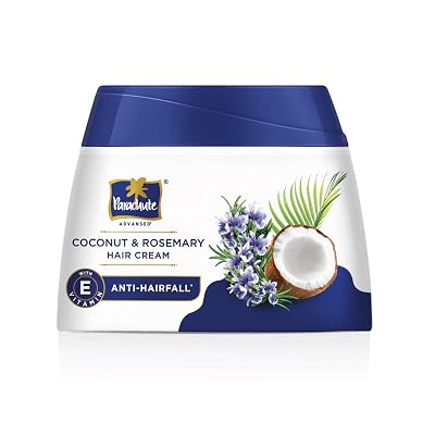 Parachute Advansed Coconut & Rosemary Hair Cream 210ml | Anti – HairFall | 10X Hair Breakage Reduction | 2X Smoother, So