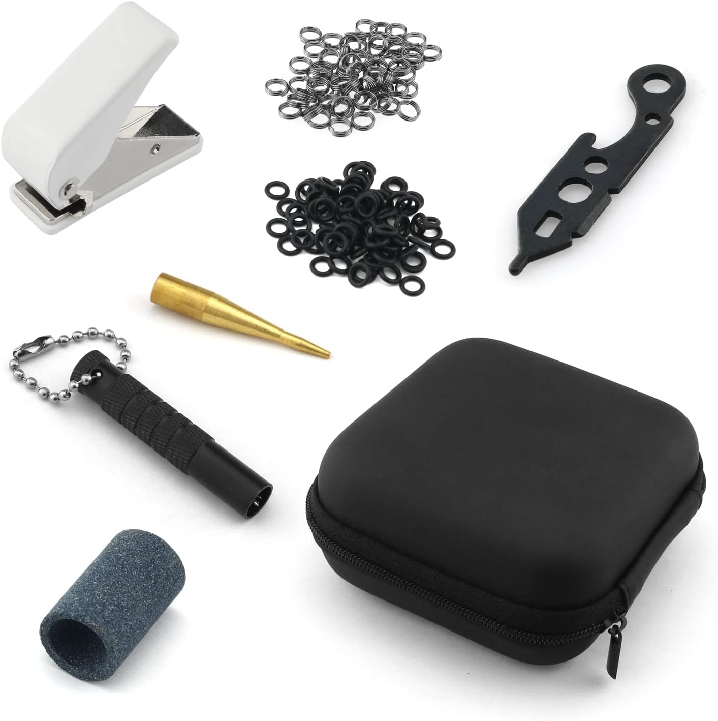 DGHAOP Dart Tool Kit 50x Rubber Rings 50x Metal Washers