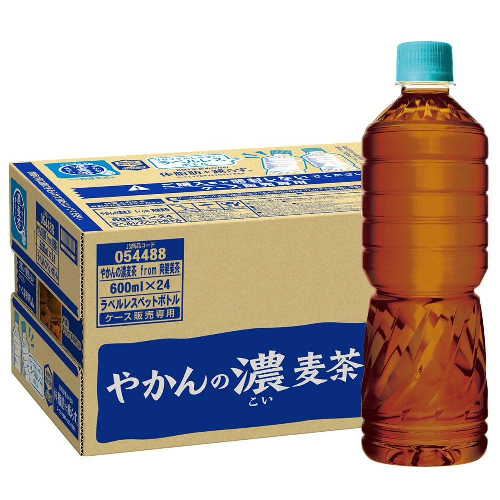 [機能性表示食品]コカ・コーラ やかんの濃麦茶 from 爽健美茶 ラベルレス…