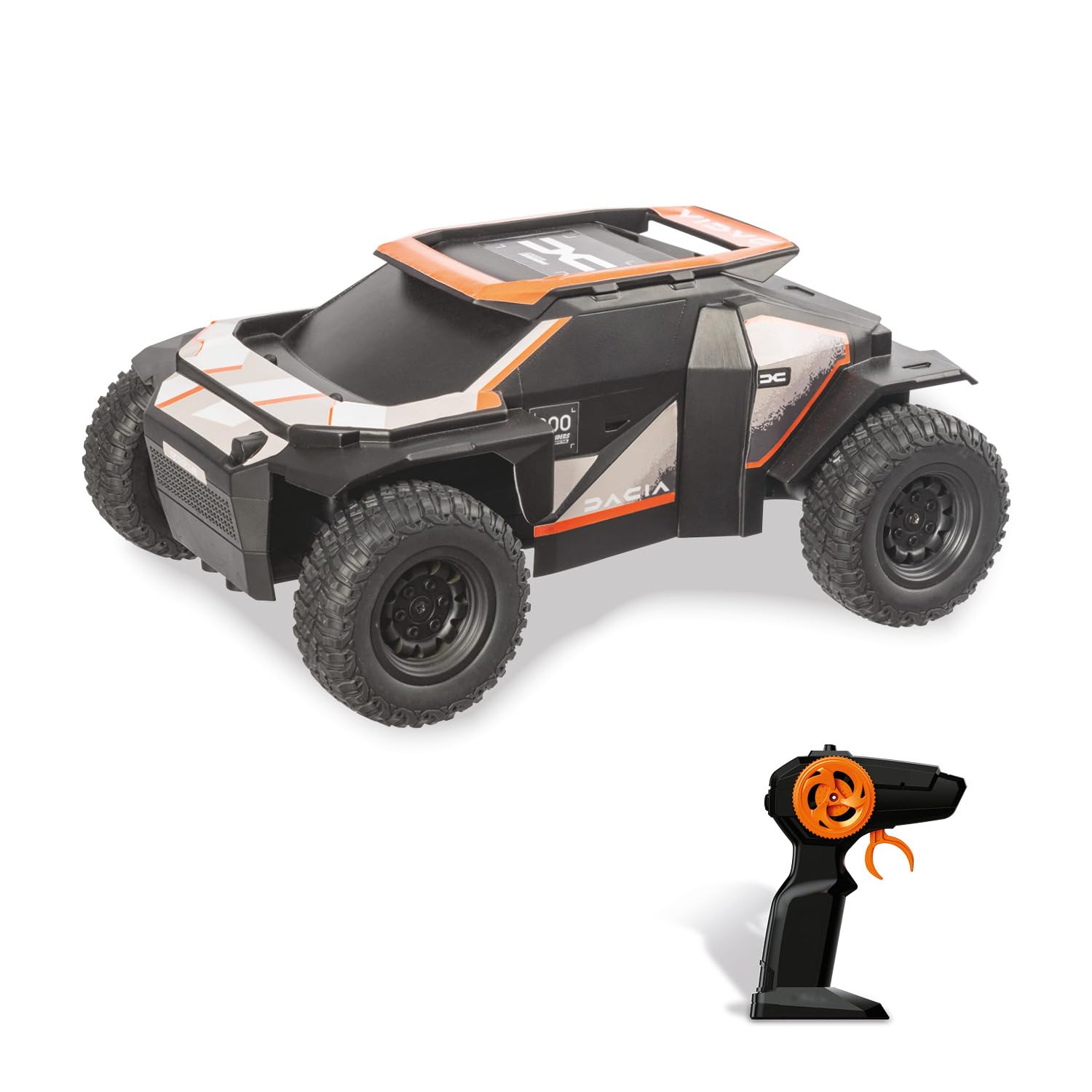 MONDO Motors Dacia Sandrider Paris Dakar 1:14 w skali 1:14 akumulator w zestawie z zabawkowym samochodem dla dzieci 63834