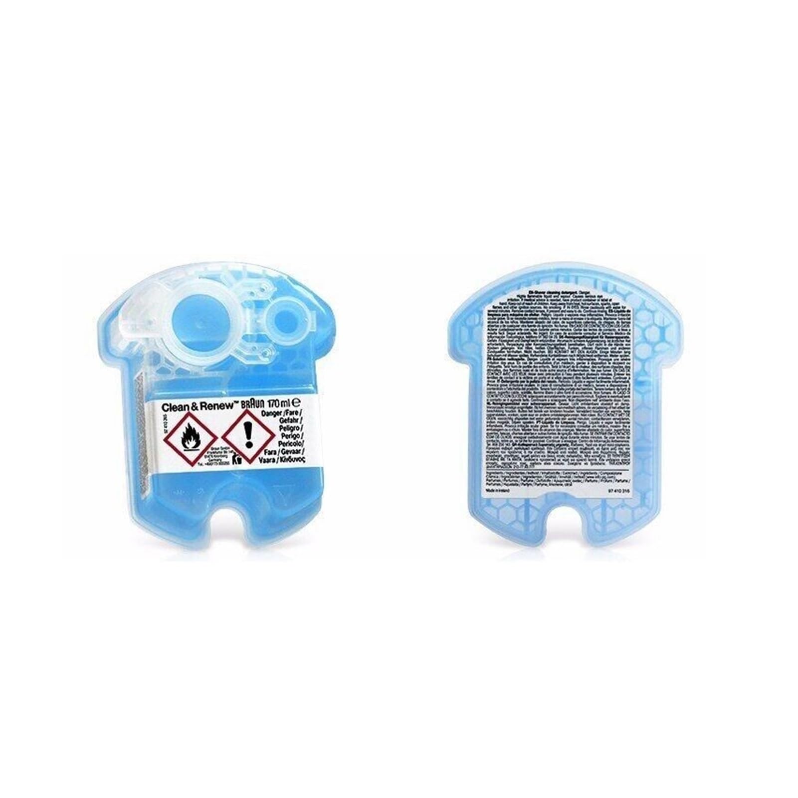 Solución Limpiadora For Afeitadoras, Compatible Con La Afeitadora Eléctrica Braun CCR4