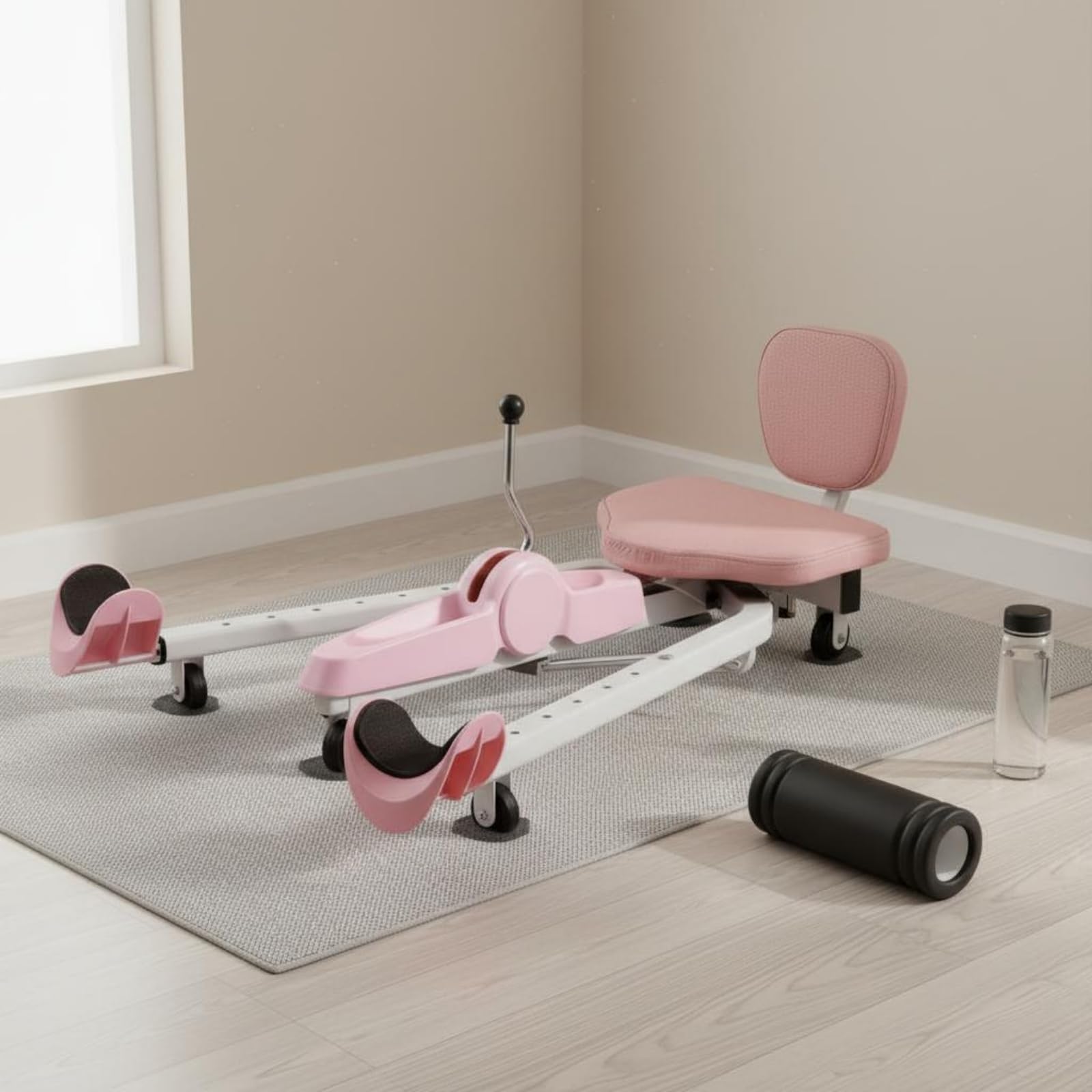 Baoblaze Leg Stretching Allungatore Gambe Macchina Spaccate Attrezzo Flessibilità Regolazione Continua Supporto Ergonomico capacità di Carico 150 kg Adatto per