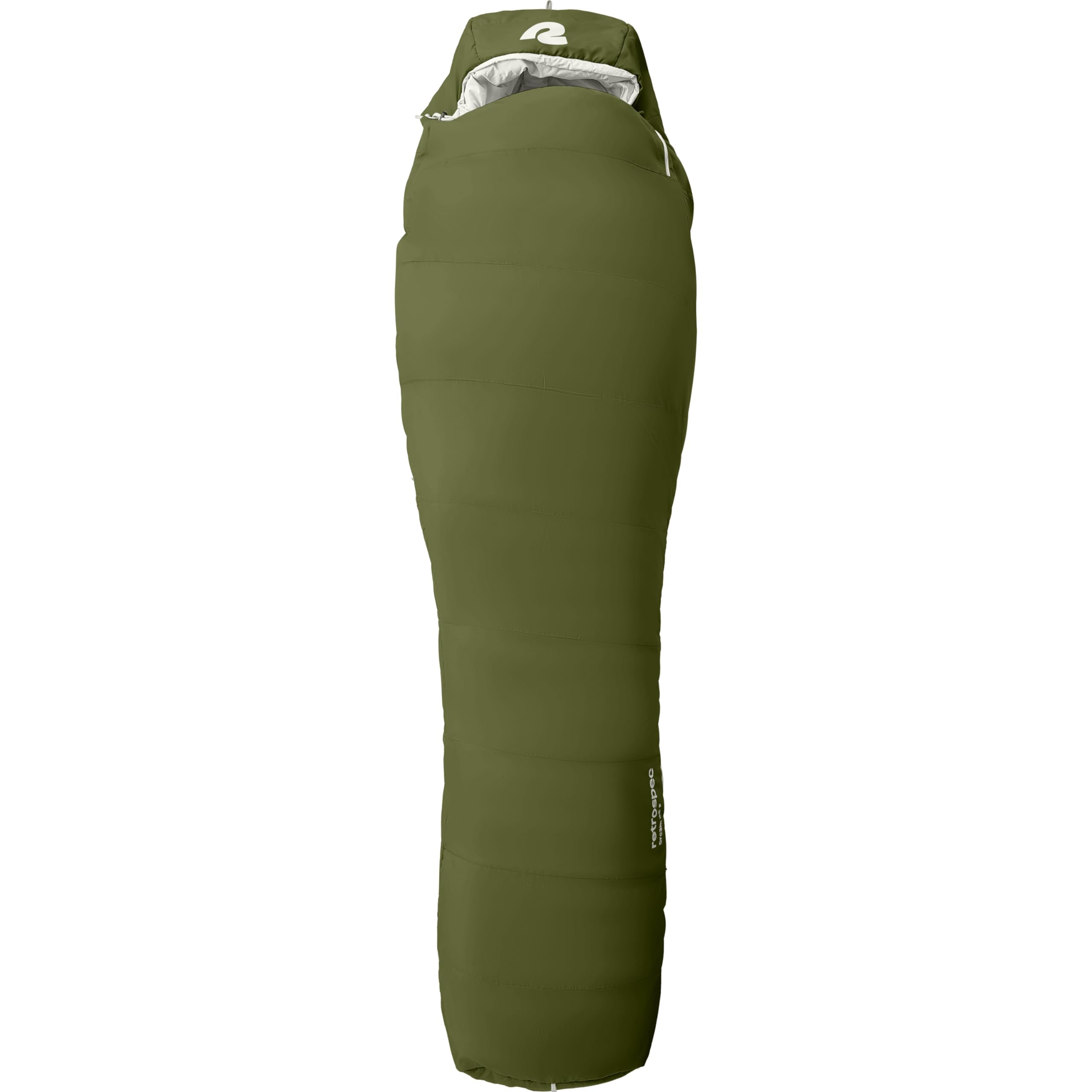 Retrospec Dream Mummy Sleeping Bag - 5, 15, & 30°F Cold Weather Camping & Travel Essential Gear with Water - Resistant Shell & Synthetic Fill -