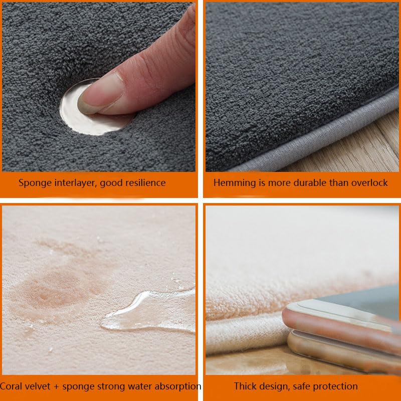 Tapis de chaise d'ordinateur anti-glisse et doux pour protéger vos sols - 4