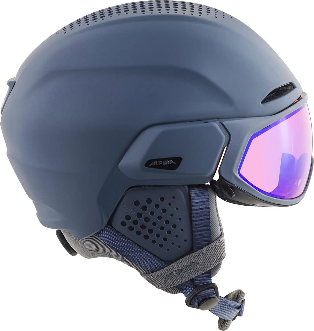 ALPINA Alto QV kask 2024 czarny matowy/zielony kobaltowy