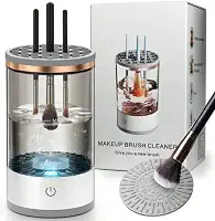 Lavador De Pincel Maquiagem Automático Limpeza Rápida Limpador Elétrico Eficiente Pincéis de Maquiagem Ideal para Todos os Tipos de Pincéis