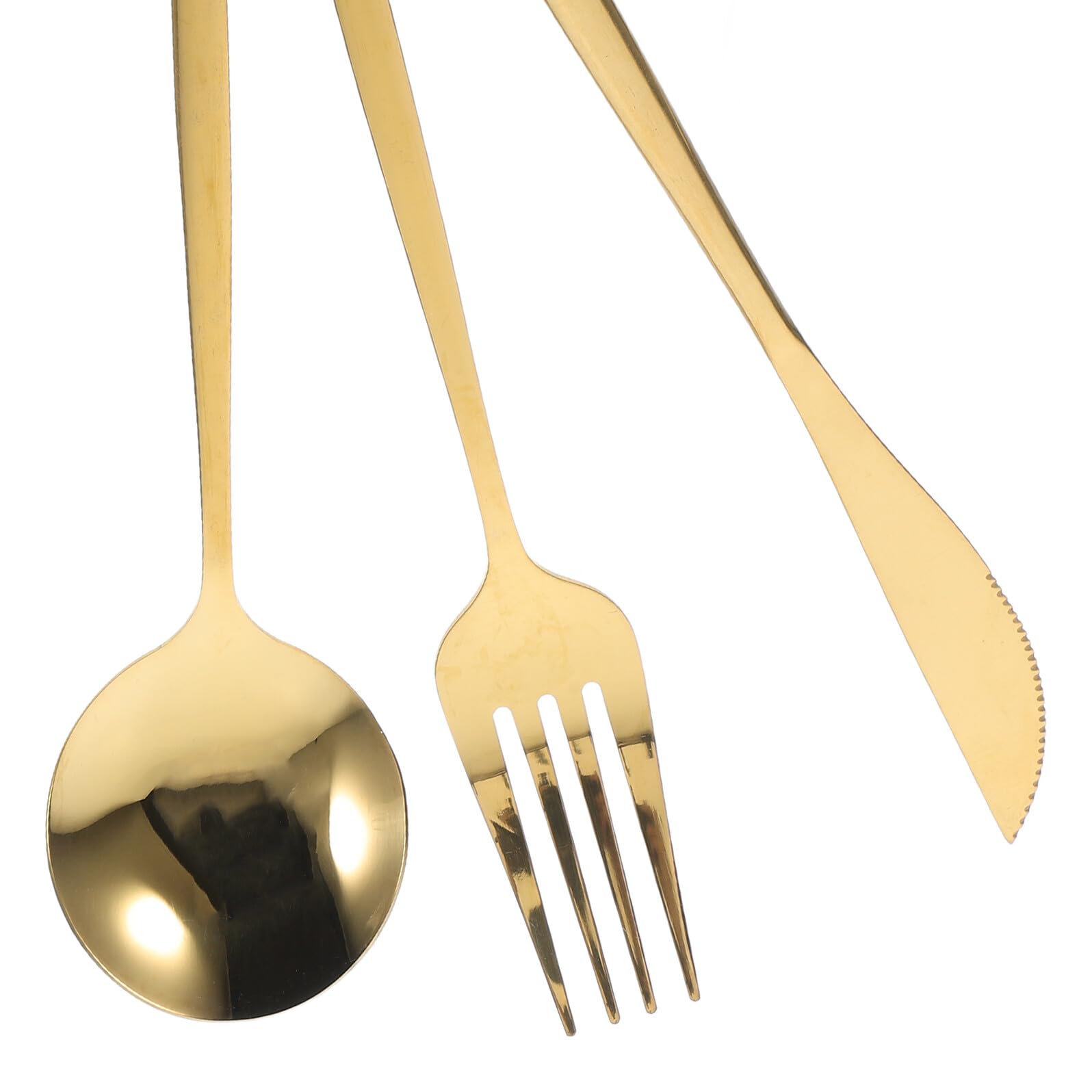6 set Posate Acciaio Resistenti Vintage per Bistecca e Buffet Posate Western Food con Manici Ergonomici e Design Moderno per Occasioni Speciali