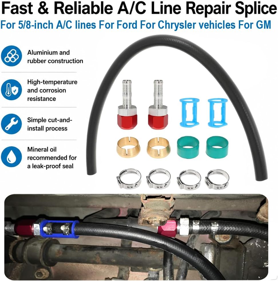 800-670 A/C Line Splice Kit for 5/8 Line 800670 Air Conditioning Repair Splice