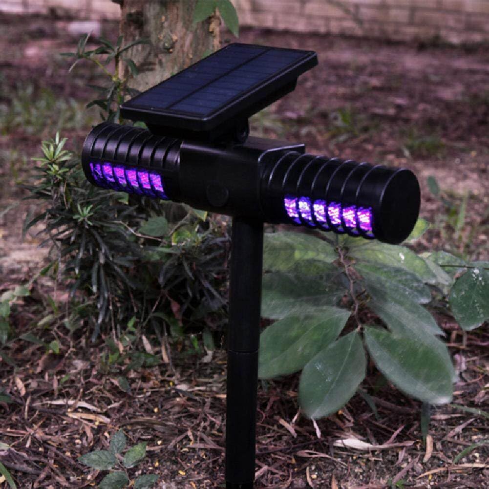 Repelente De Mosquitos con Energía Solar para Exteriores, Lámpara Trampa para Matar Insectos, Moscas, Mosquitos, USB, Luz para Patio, Césped Y Jardín, 1 Ud.