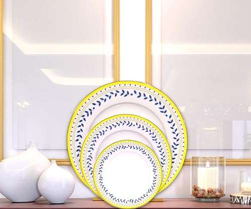 Miniatura 7 de Braque Juego de 6 platos de cerámica para postre, de 6 pulgadas, para postre, ensalada, aperitivo, plato pequeño para servir para microondas, horno