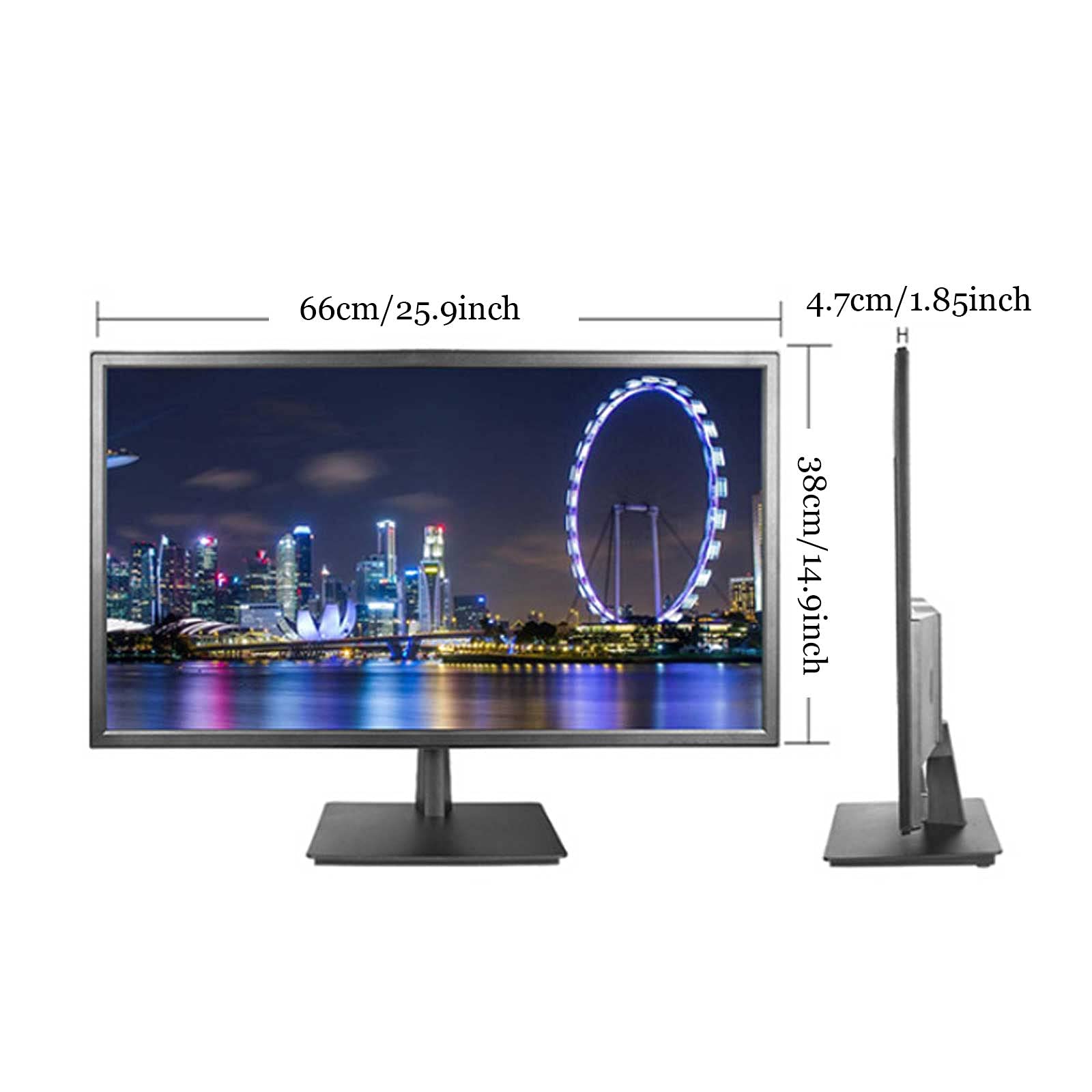 Buy yunyun 28-inch Ultra-Thin Monitor,4k Ultra-Clear (3840x2160p) IPS ...