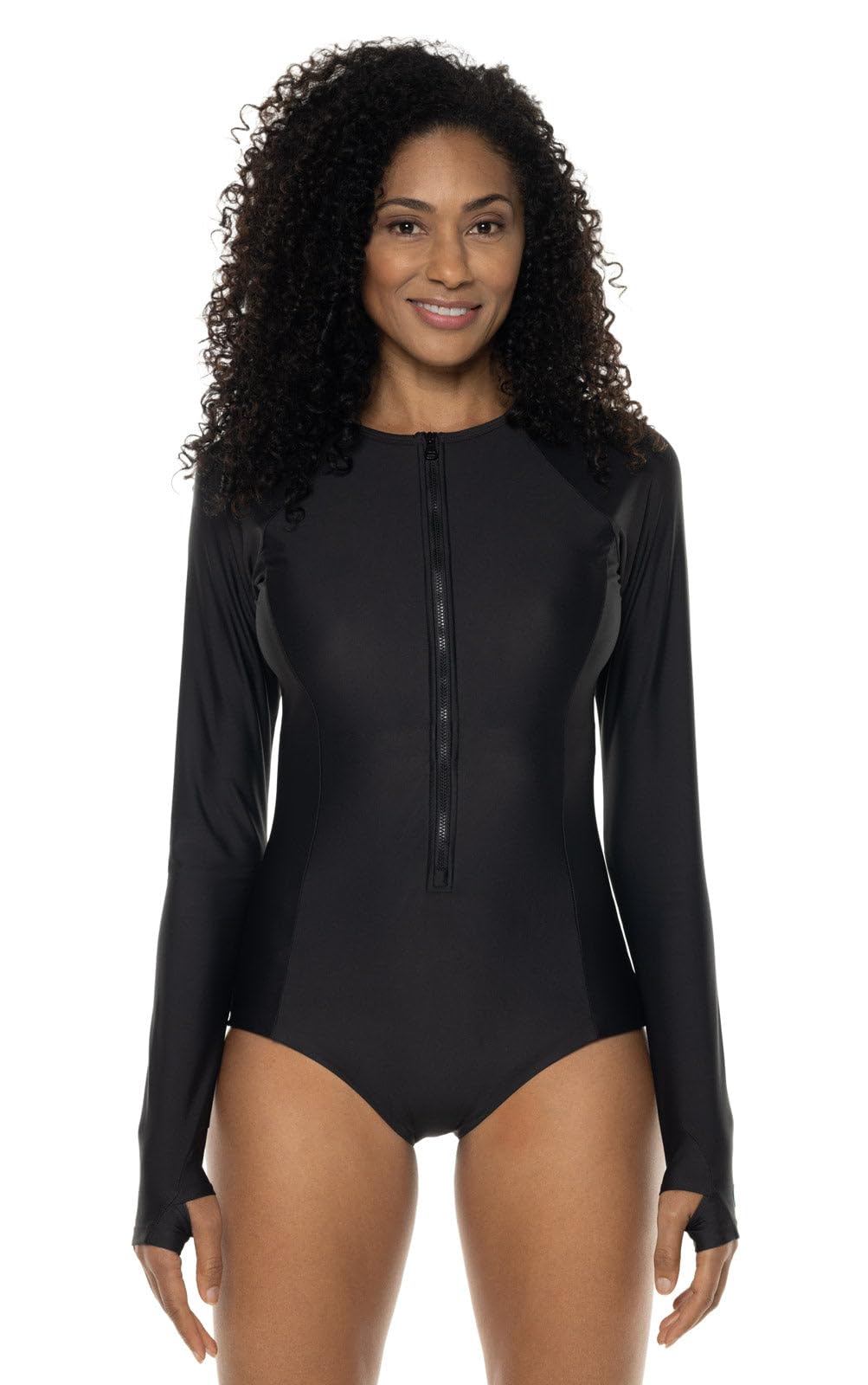 coolibar UPF 50+ Women's Escalante Long Sleeve Swimsuit - Sun Protective-picture-38