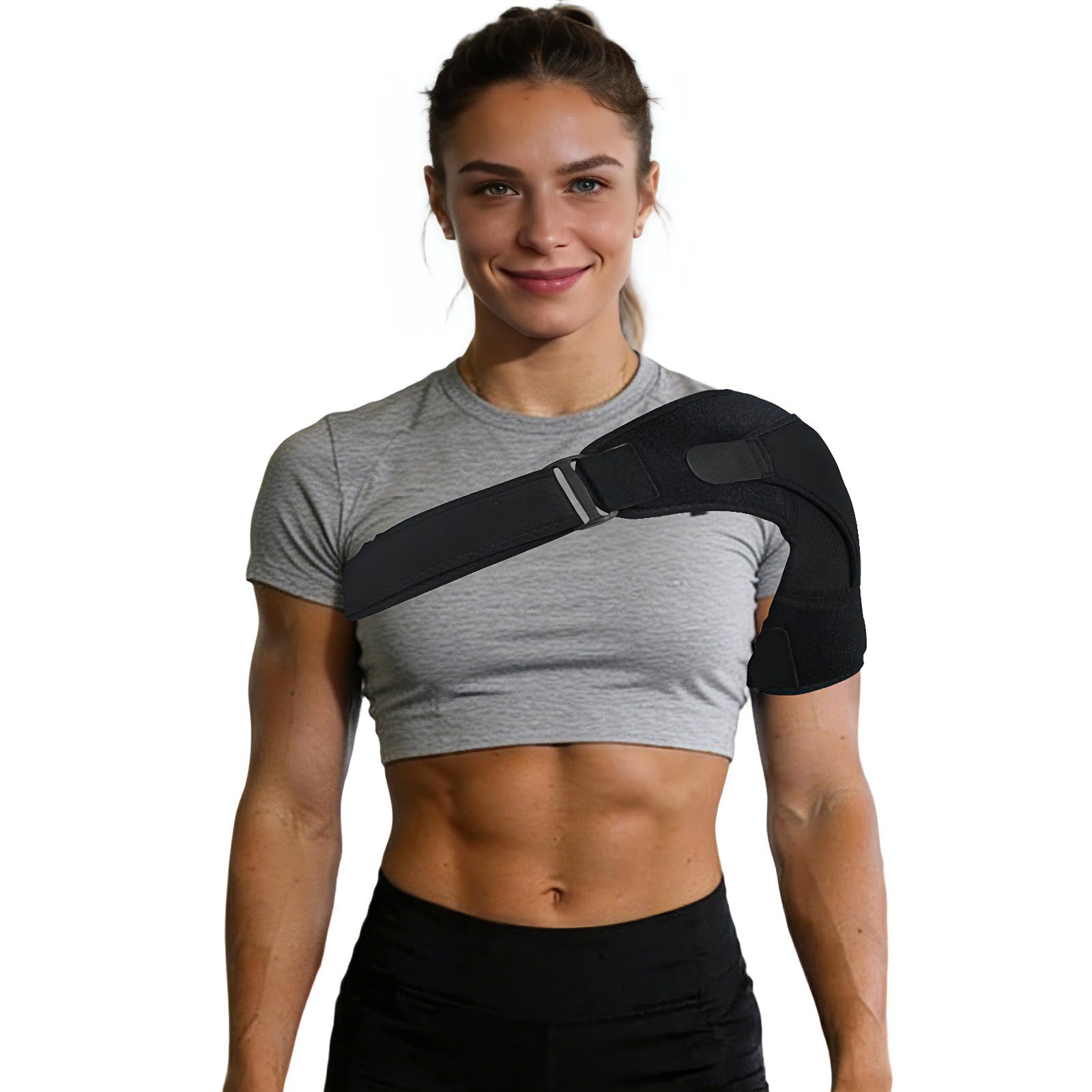 Shoulder Brace for Women Rotator Cuff Shoulder Brace Adjustable and Can be Worn Under Clothes Free to Add
