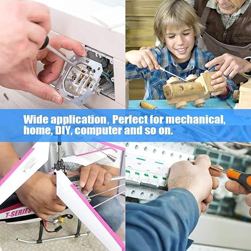 Miniatura 5 de Juego surtido de 200 tornillos autorroscantes de cabeza redonda Phillips de acero inoxidable M3 304, M3 x 0.157 in, 0.236 in, 0.315 in, 0.394 in,