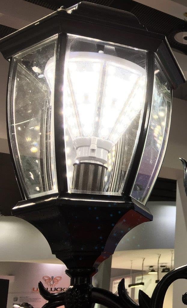 RuggedGrade 80W LED High Bay Light Bulb - Oberon II Series - 9,800 Lumens - 5000K Bright White - Includes Interchangeable E39 and E26 Base - Post Top Bulb - DLC 5.1 Premium