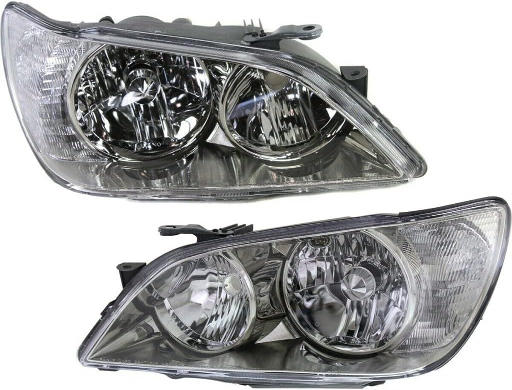 For 2001-2005 Lexus IS300 Pair Headlights HID Type Driver and Passenger Side Unit combintion lamp LX2502121 LX2503121
