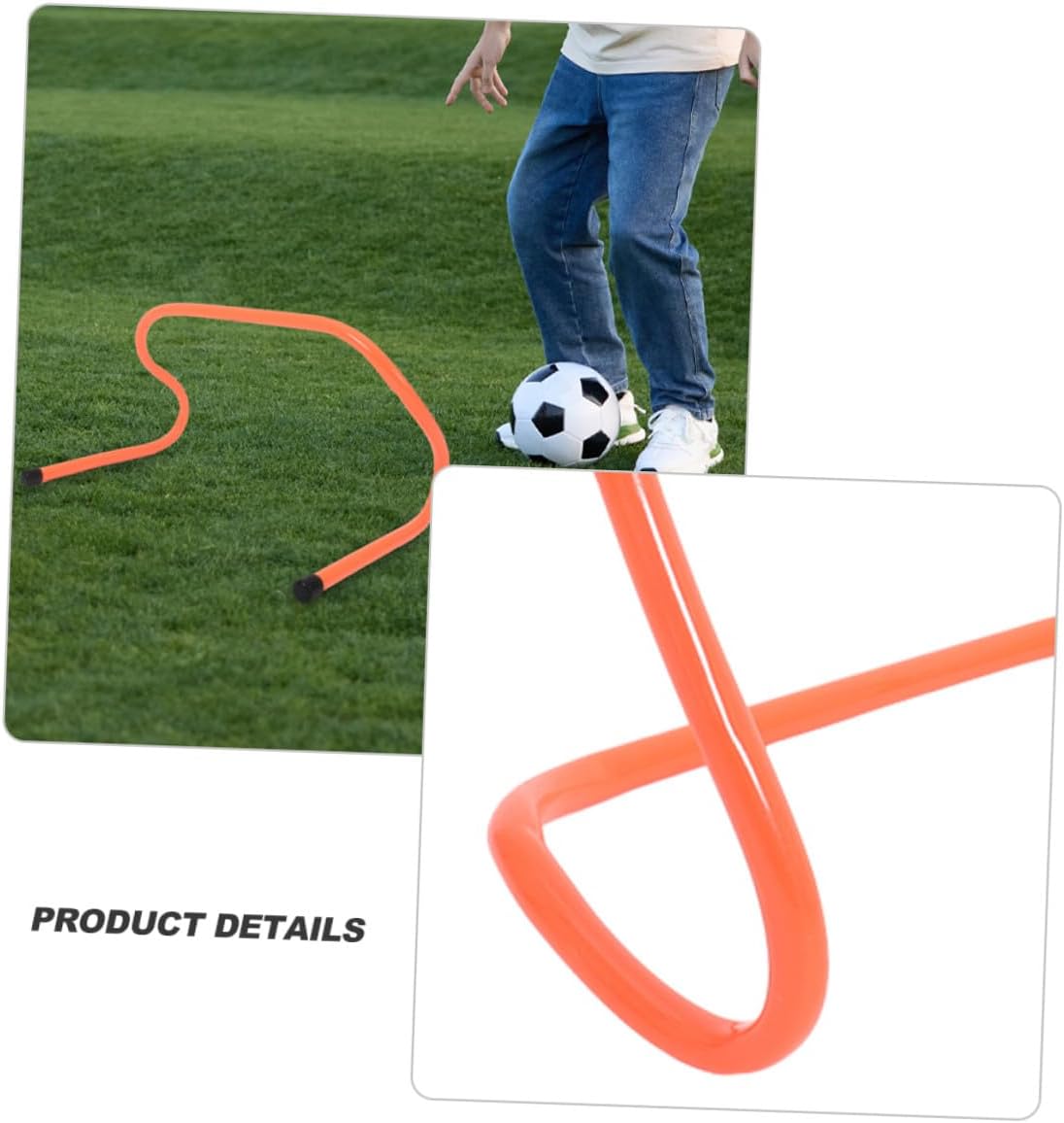 KESYOO 4pcs Agility Speed Hurdles 15cm Plastic Football Training Equipment for Track Field Soccer Soccer Agility Hurdle Training Accessories