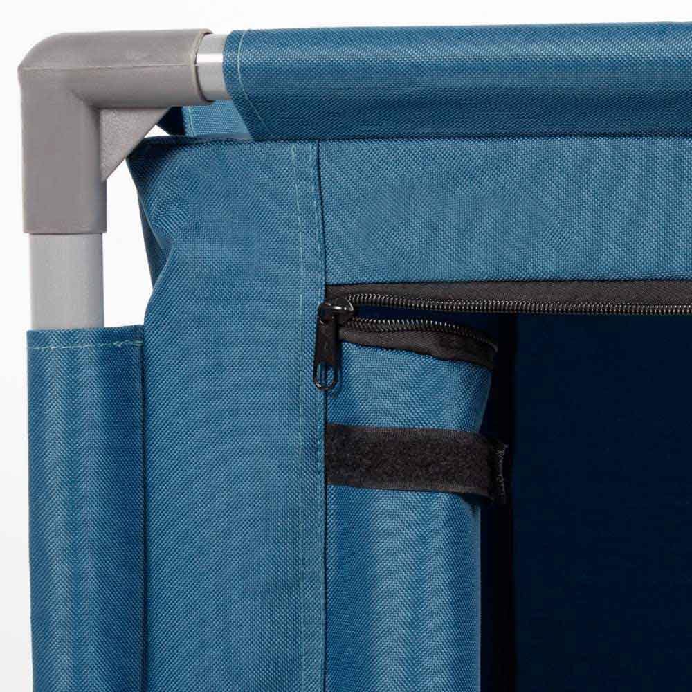 Aktive Armadio da Campeggio, Steel+600D Fabric, Blu