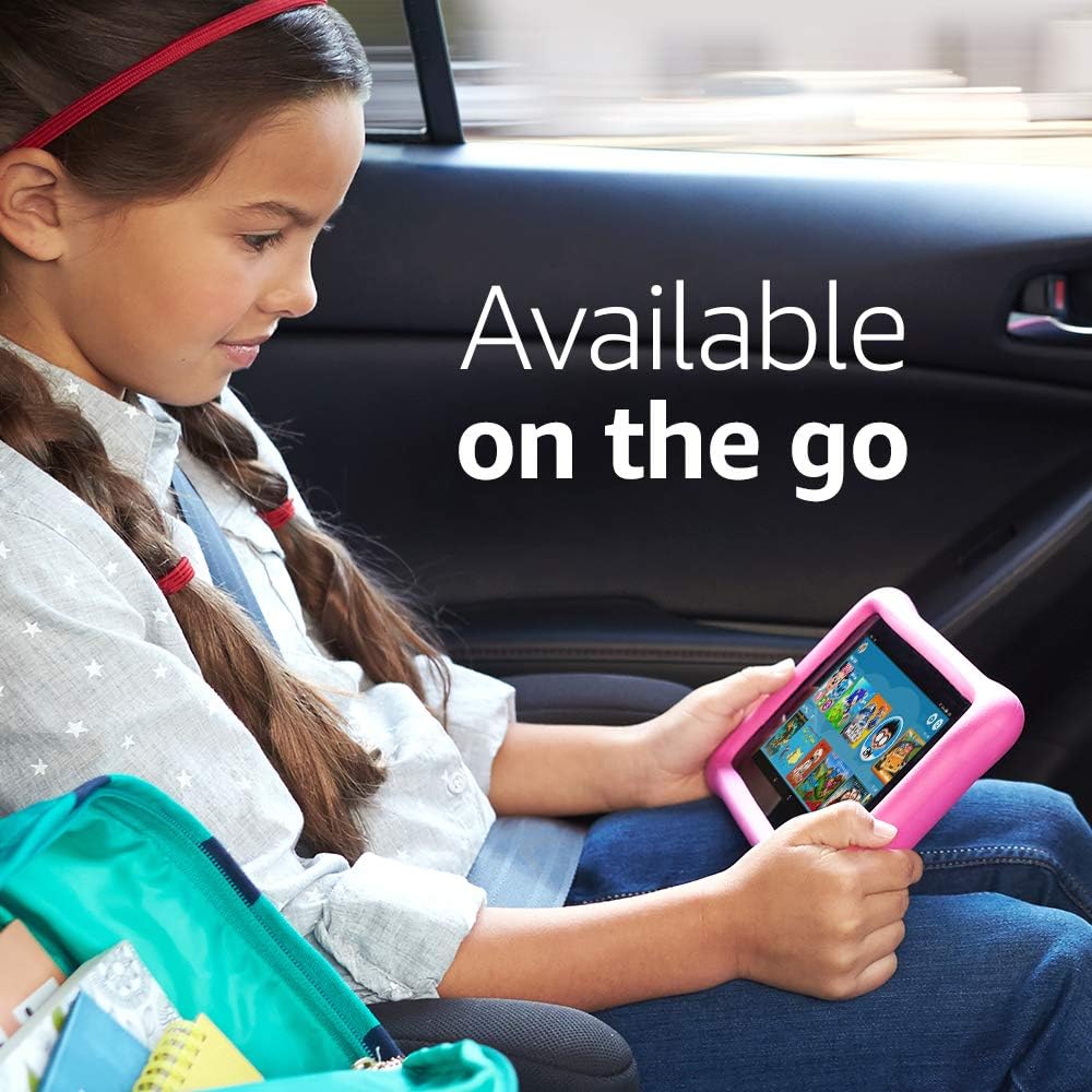 Fire HD 8 Kids Edition Tablet, 8" HD Display, 32 GB, Blue Kid-Proof Case (Previous Generation - 8th)