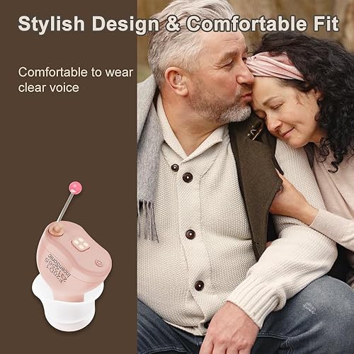 Miniatura 9 de Audífonos recargables con cancelación de ruido para personas mayores, amplificadores auditivos invisibles de 16 canales con caja de carga