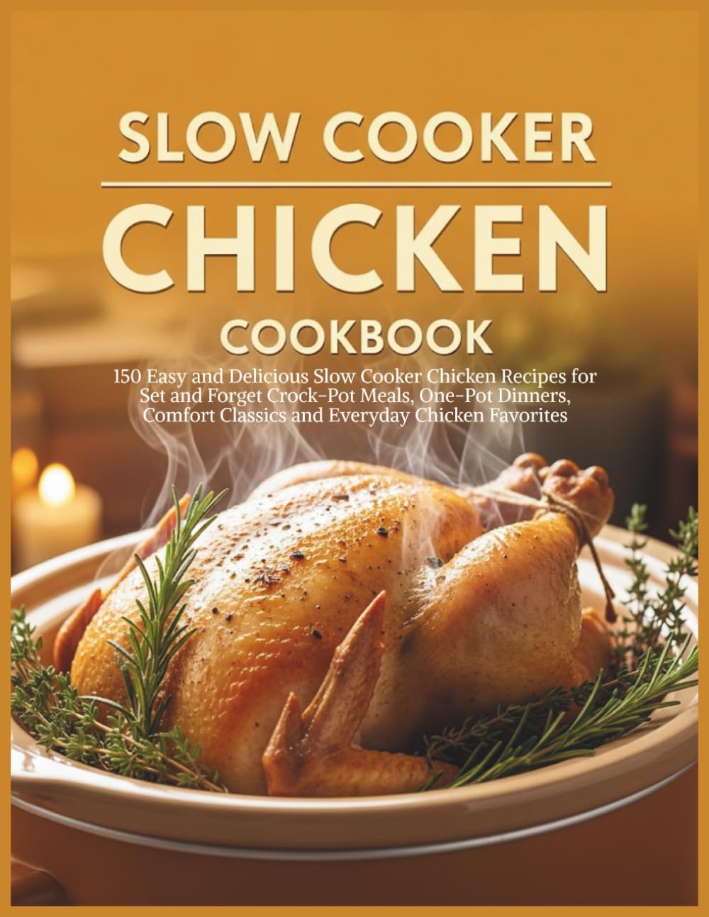 Slow Cooker Chicken Cookbook: 150 Easy and Delicious Slow Cooker Chicken Recipes for Set and Forget Crock-Pot Meals, One-Pot Dinners, Comfort Classics and Everyday Chicken Favorites