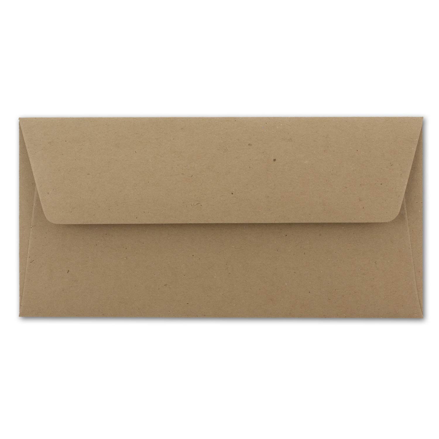 Neuser Ecological Kraft Paper Card and Envelope Set Sand Brown - 30 100 Umschläge 01 DIN Lang-Umschläge-Nassklebung - Image 4