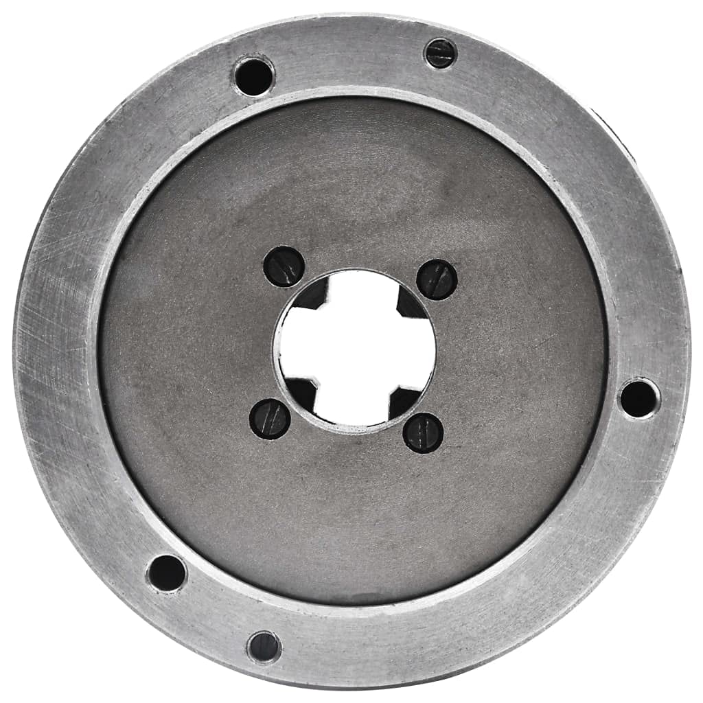 vidaXL Samocentrujący uchwyt tokarski, 4 szczęki, 125 mm, stal K12 125