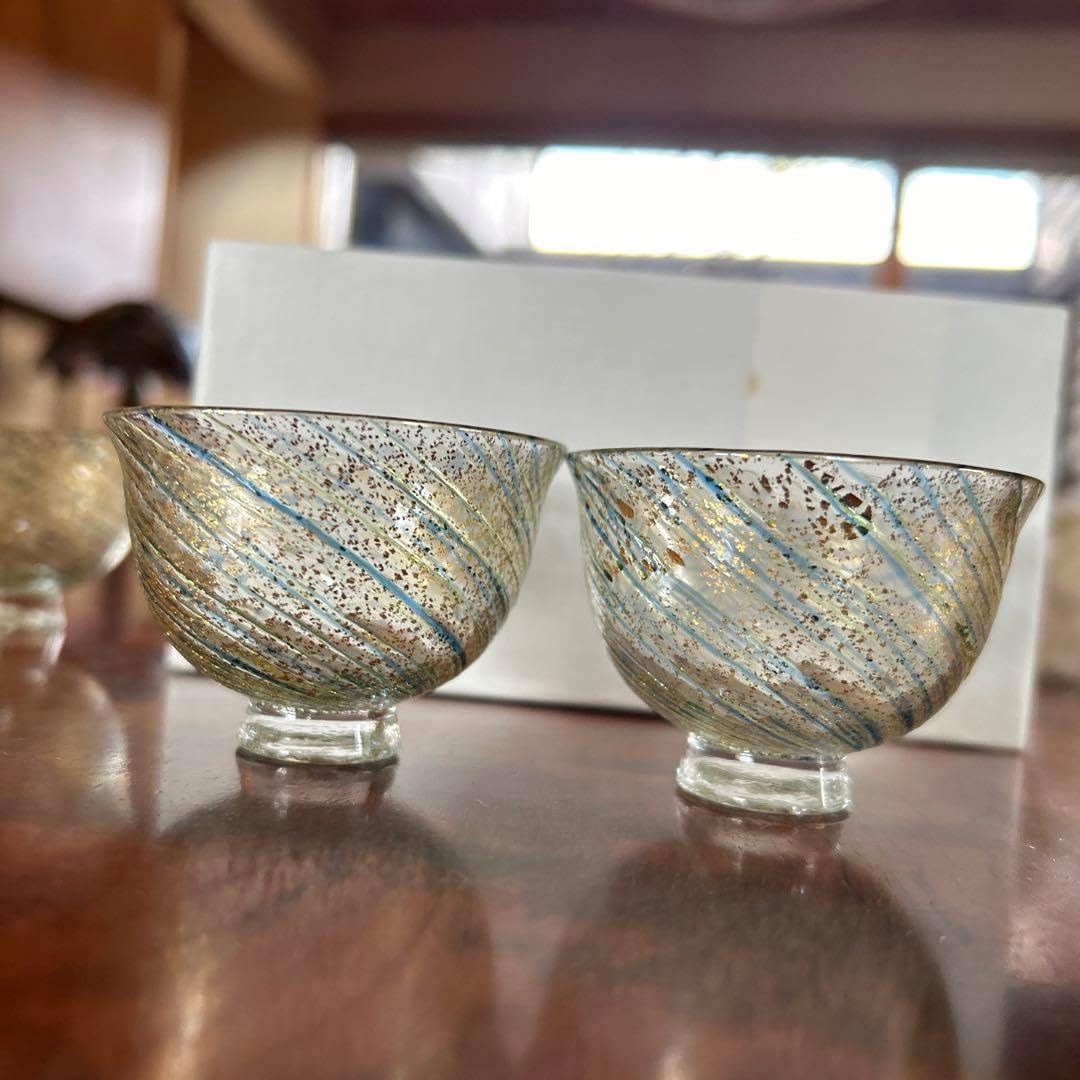 お煎茶 茶碗 5個セット 金箔
