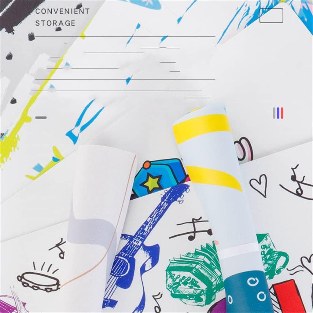 ヒップホップ グラフィティスタイル レザー ウエスタン プレースマット レストラン テーブルマット テーブルウェアパッド キッチンア