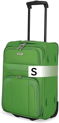 paklite Handgepäck Koffer mit 2 Rollen, Reisekoffer klein, ORLANDO, Klassischer Weichgepäck Trolley im zeitlosen Design, 53 cm, 37 Liter