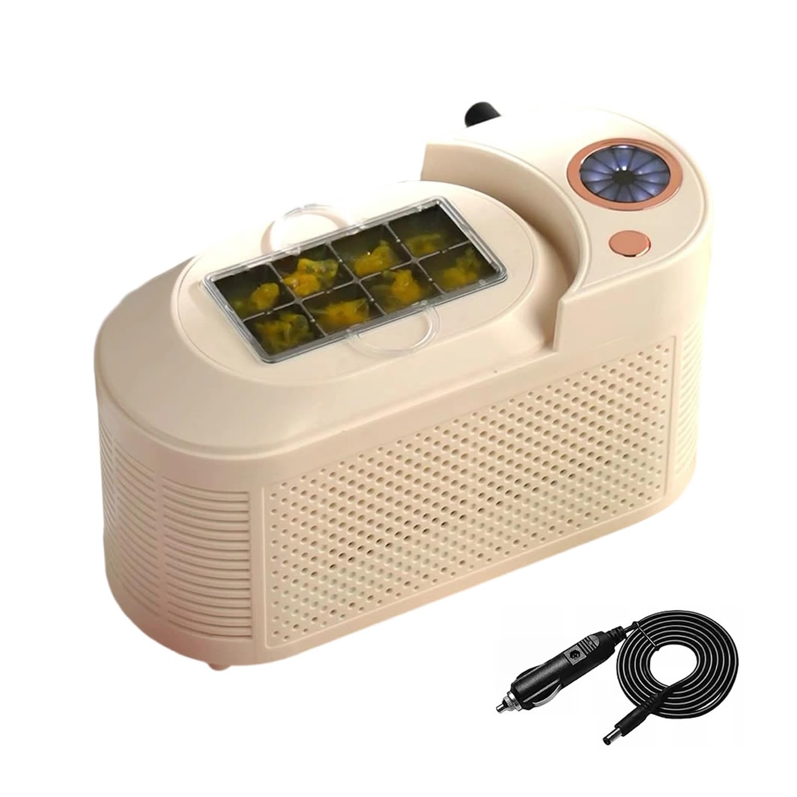 Elnwnnkc Noise Ice Maker for Kitchen Low Noise Lightweight Semiconductor Ice Production Machine for Outdoor Camping Countertop Maker