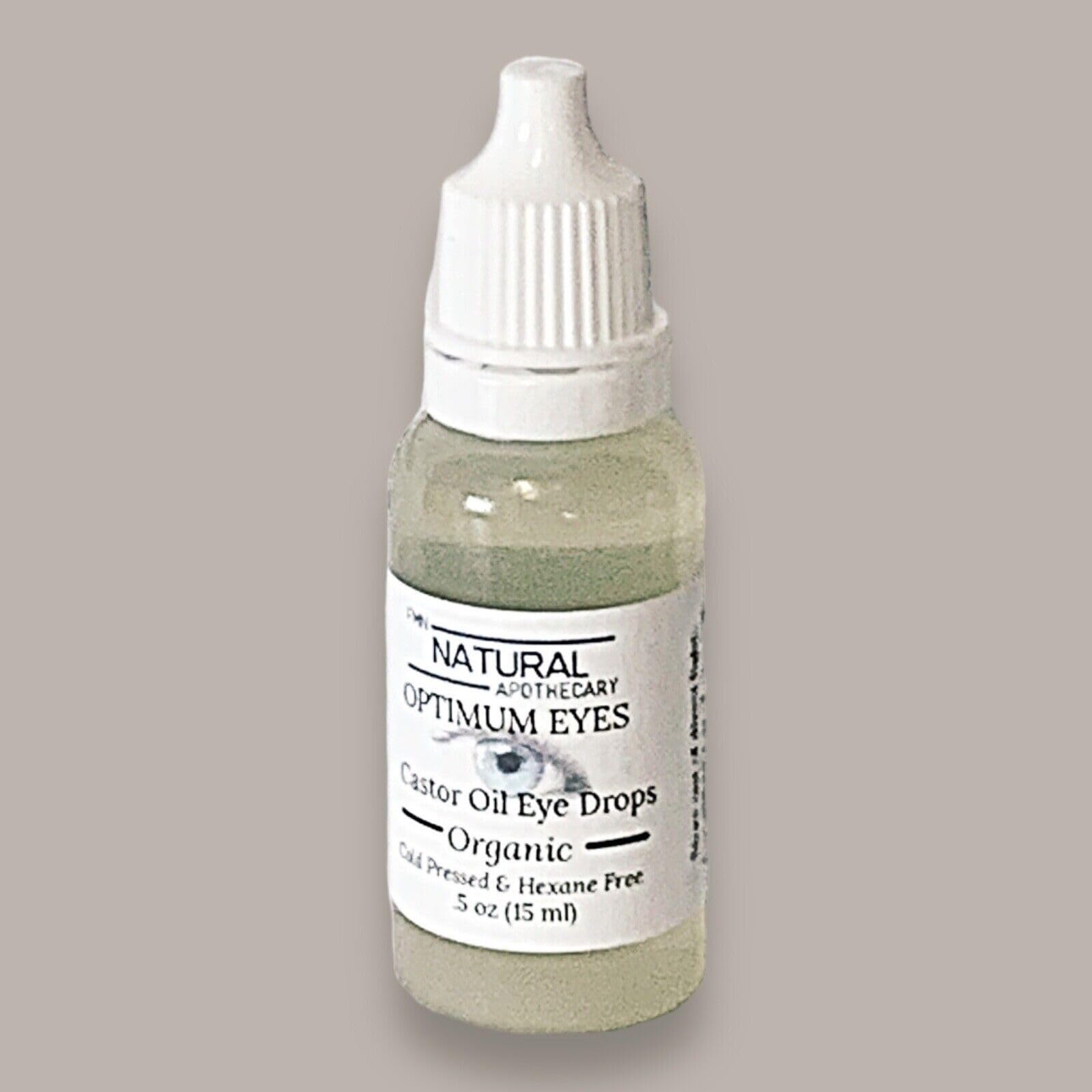 Organic Castor Oil Eye Drops FMN Natural Apothecary 100 Pure Cold Pressed Hexane Free Soothes Dry Irritated Eyes
