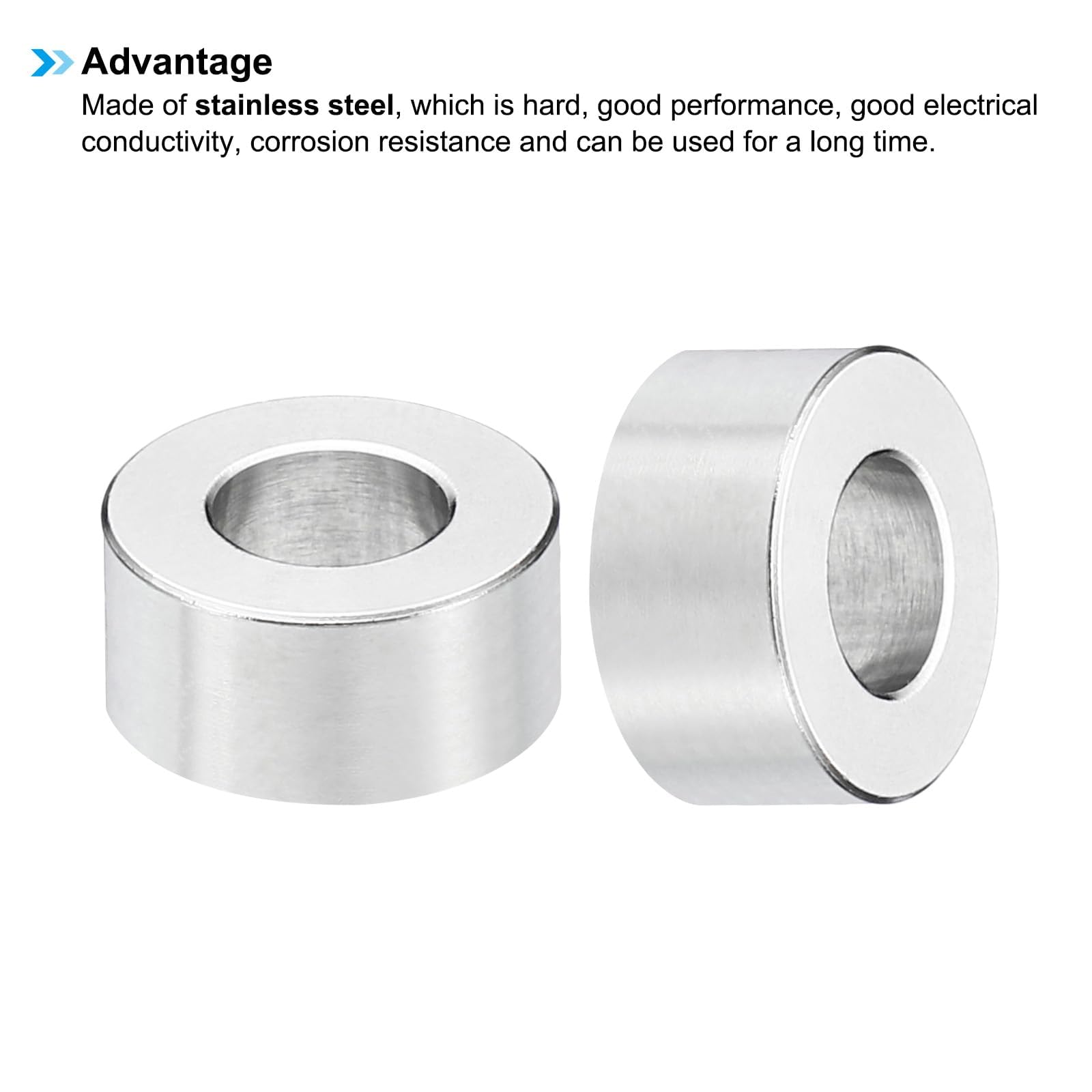 TA-VIGOR 10Pcs M8 Aluminum Spacer - Image 4