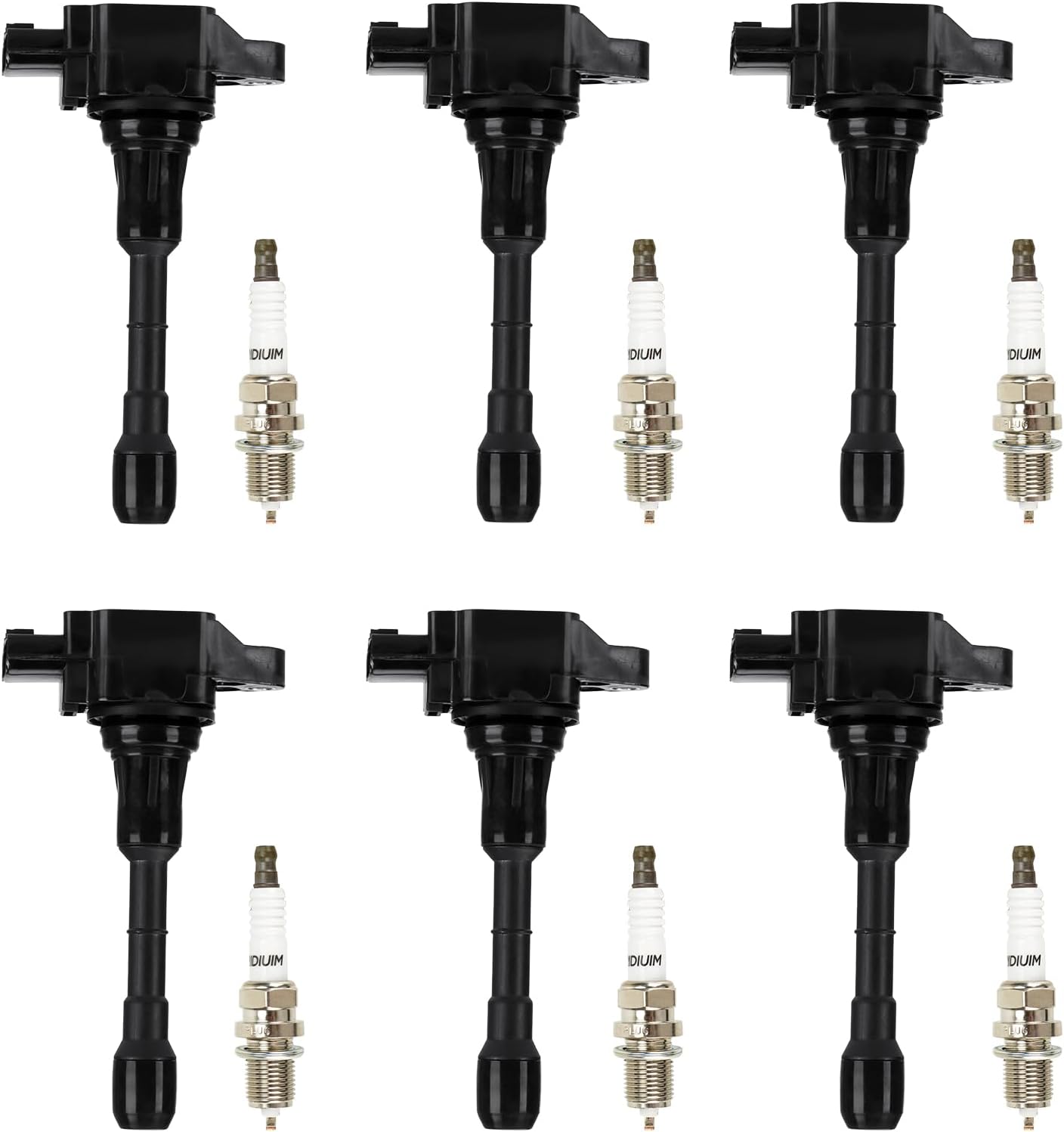 Ignition Coil Pack + Iridium Spark Plugs for Infiniti EX35